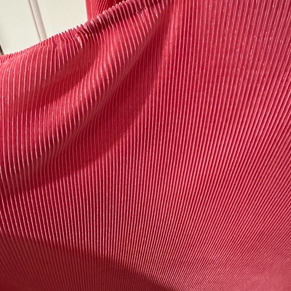 Pink one shoulder midi dress - Picture 3 of 3